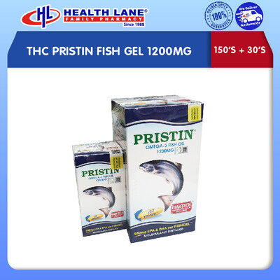 THC PRISTIN FISH GEL 1200MG 150'S+30'S